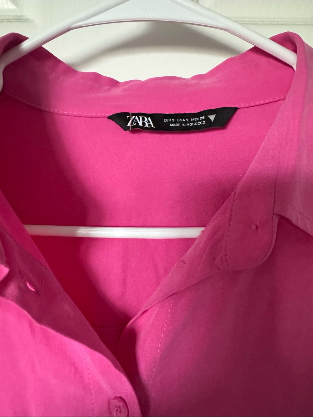 Zara camisa 👚, very nice color you can wear it during the day or night!